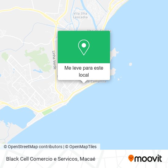 Black Cell Comercio e Servicos mapa