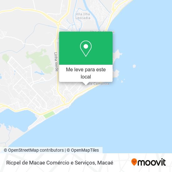 Ricpel de Macae Comércio e Serviços mapa