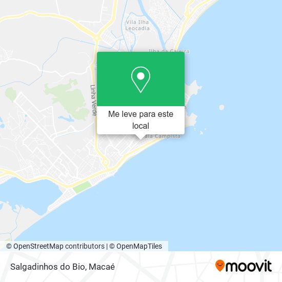 Salgadinhos do Bio mapa