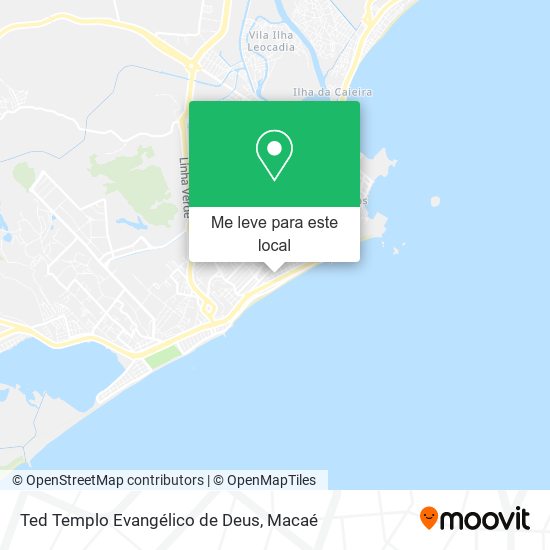 Ted Templo Evangélico de Deus mapa