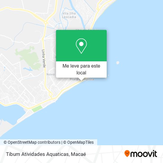 Tibum Atividades Aquaticas mapa