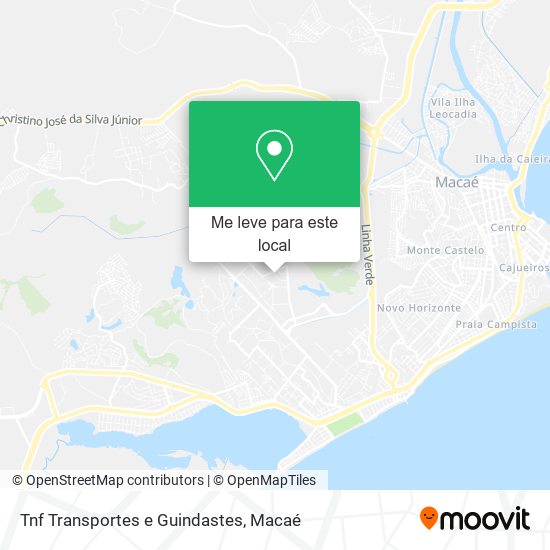 Tnf Transportes e Guindastes mapa