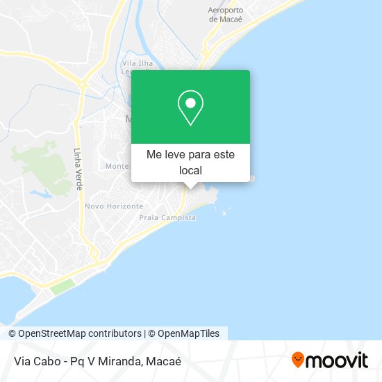 Via Cabo - Pq V Miranda mapa