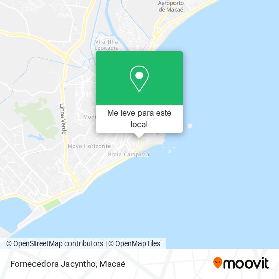 Fornecedora Jacyntho mapa