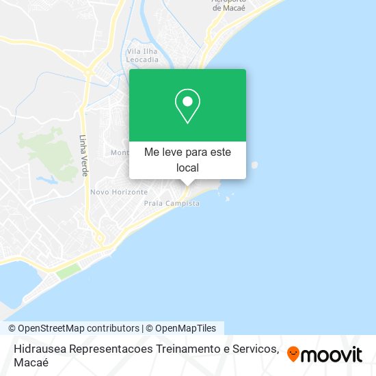 Hidrausea Representacoes Treinamento e Servicos mapa