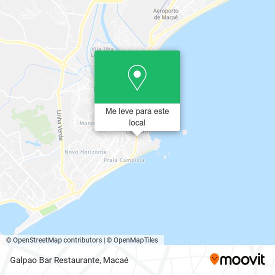 Galpao Bar Restaurante mapa