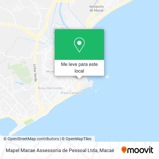 Mapel Macae Assessoria de Pessoal Ltda mapa