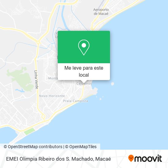 EMEI Olimpia Ribeiro dos S. Machado mapa