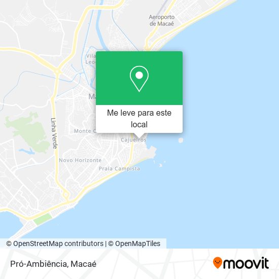 Pró-Ambiência mapa