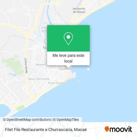 Filet File Restaurante e Churrascaria mapa