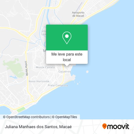 Juliana Manhaes dos Santos mapa