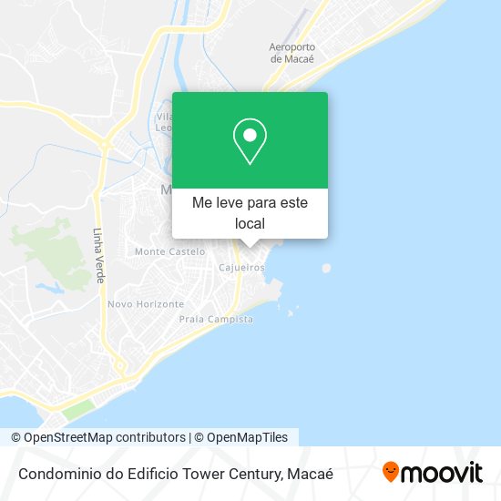 Condominio do Edificio Tower Century mapa