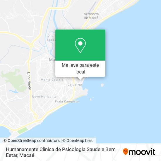 Humanamente Clinica de Psicologia Saude e Bem Estar mapa