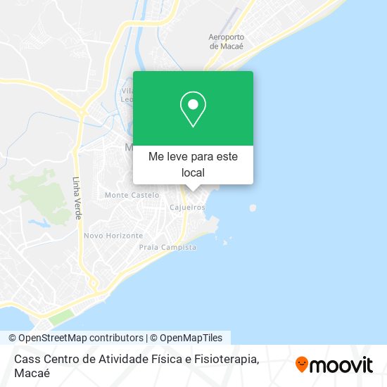 Cass Centro de Atividade Física e Fisioterapia mapa