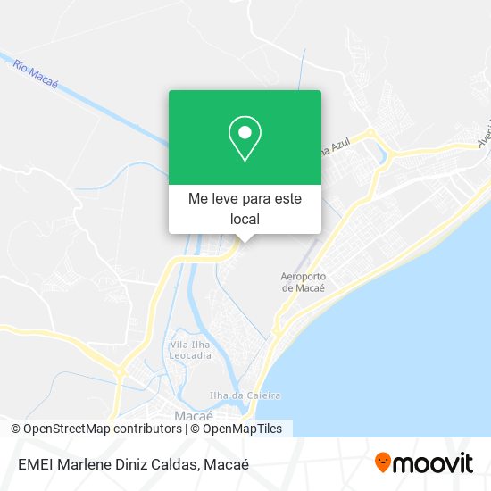 EMEI Marlene Diniz Caldas mapa