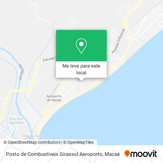 Posto de Combustiveis Girassol Aeroporto mapa