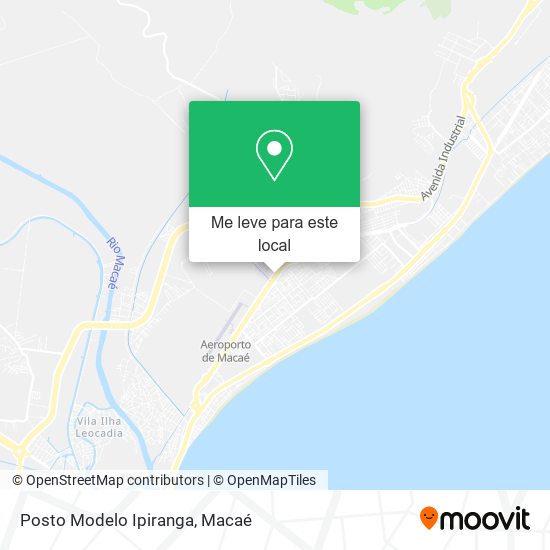 Posto Modelo Ipiranga mapa
