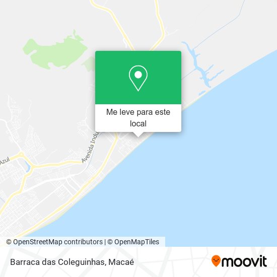 Barraca das Coleguinhas mapa