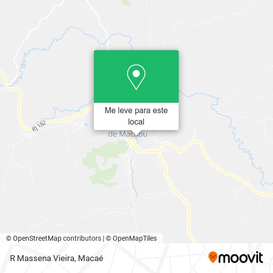R Massena Vieira mapa