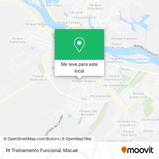 Rt Treinamento Funcional mapa