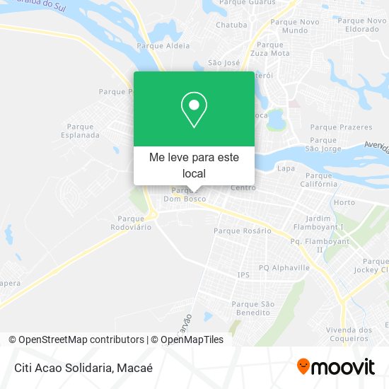 Citi Acao Solidaria mapa