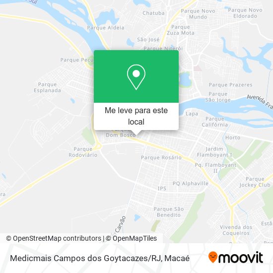 Medicmais Campos dos Goytacazes / RJ mapa