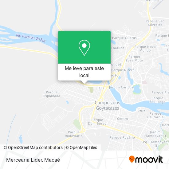 Mercearia Lider mapa