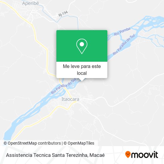 Assistencia Tecnica Santa Terezinha mapa