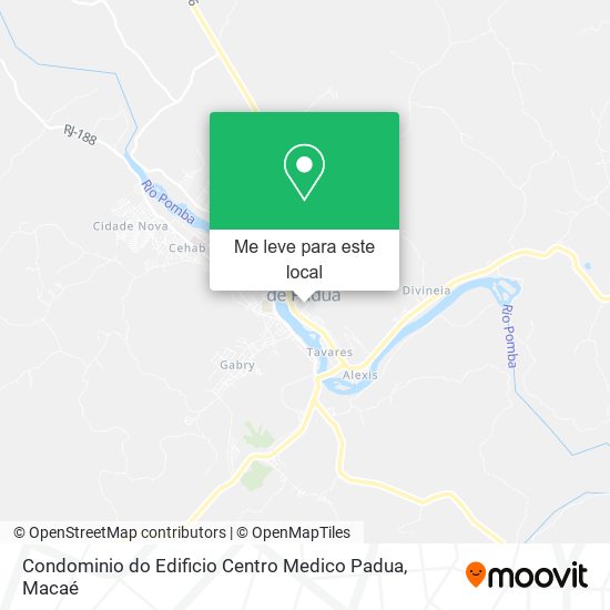Condominio do Edificio Centro Medico Padua mapa