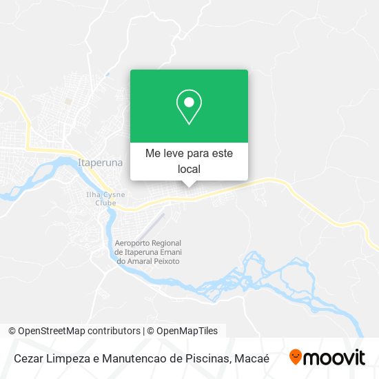 Cezar Limpeza e Manutencao de Piscinas mapa