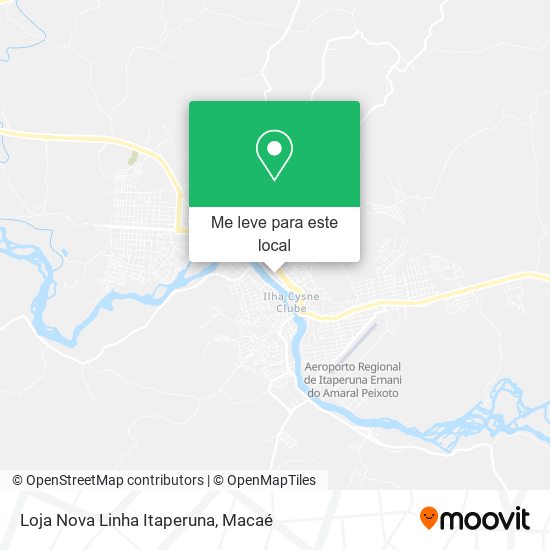 Loja Nova Linha Itaperuna mapa