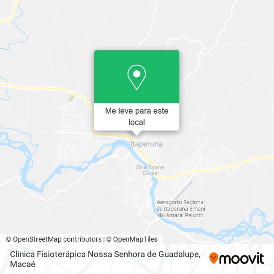 Clínica Fisioterápica Nossa Senhora de Guadalupe mapa