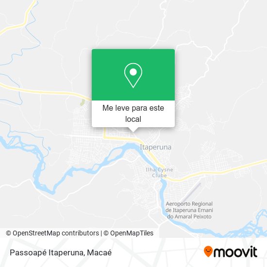 Passoapé Itaperuna mapa
