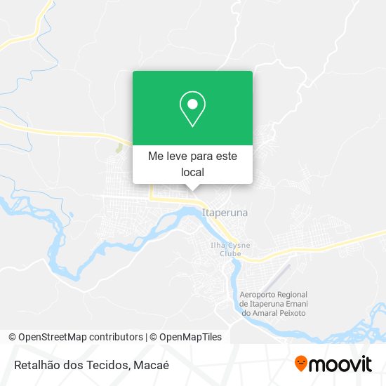 Retalhão dos Tecidos mapa