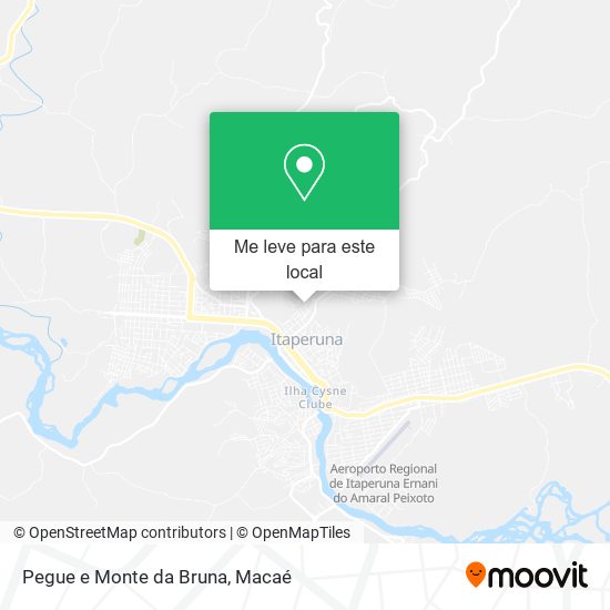Pegue e Monte da Bruna mapa
