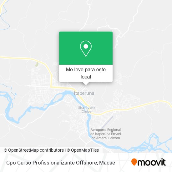 Cpo Curso Profissionalizante Offshore mapa