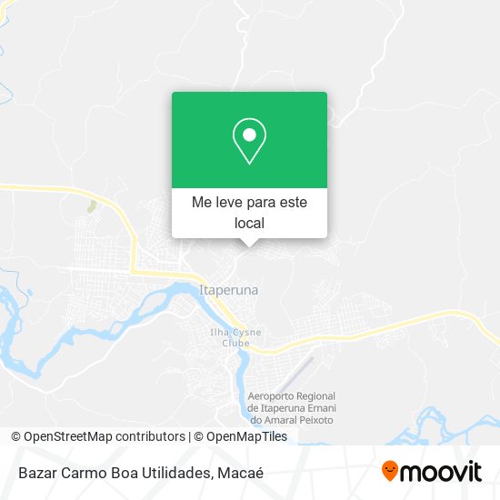 Bazar Carmo Boa Utilidades mapa