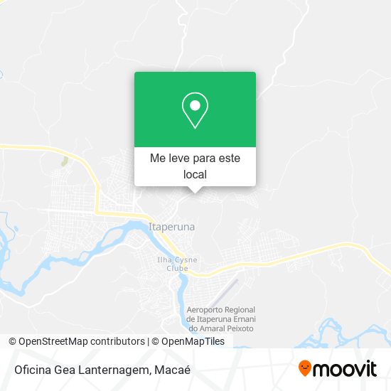 Oficina Gea Lanternagem mapa