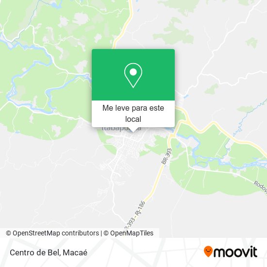 Centro de Bel mapa