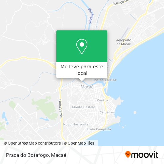 Praca do Botafogo mapa