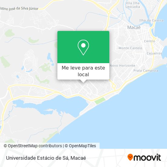 Universidade Estácio de Sá mapa
