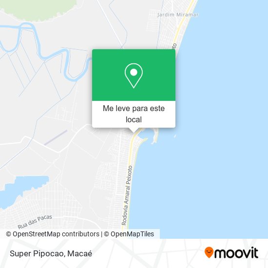 Super Pipocao mapa