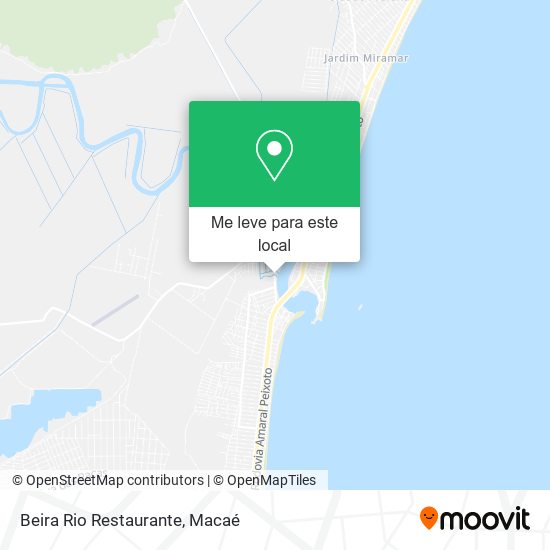 Beira Rio Restaurante mapa