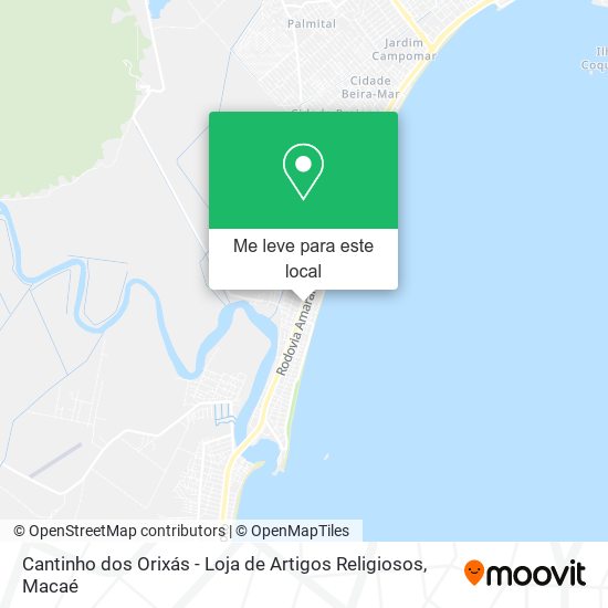 Cantinho dos Orixás - Loja de Artigos Religiosos mapa