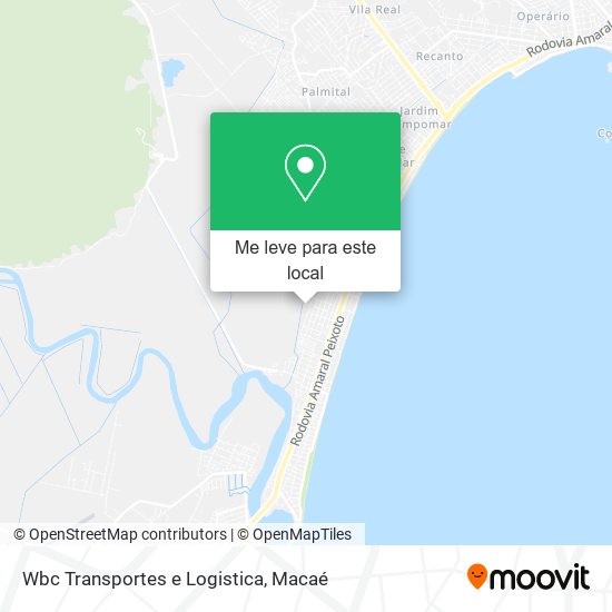 Wbc Transportes e Logistica mapa