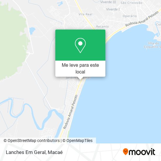 Lanches Em Geral mapa