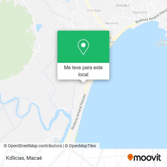 Kdlicias mapa