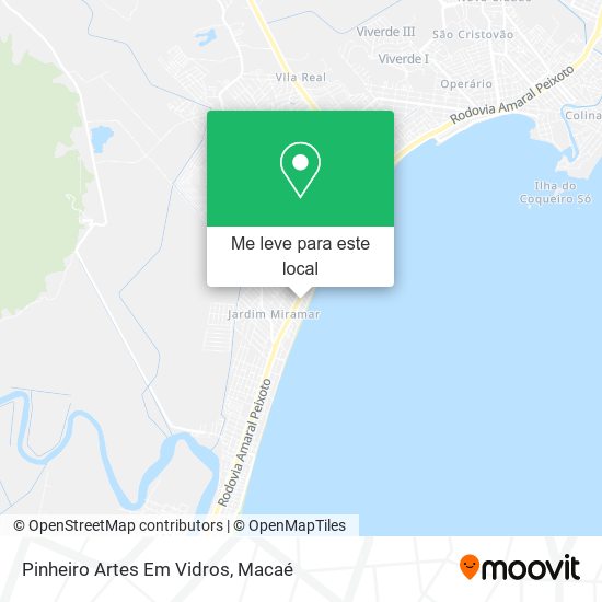 Pinheiro Artes Em Vidros mapa