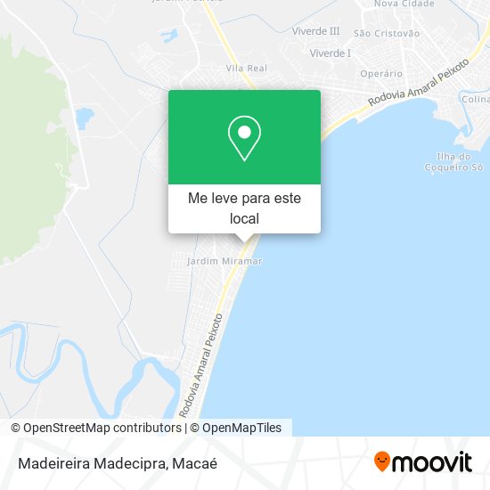 Madeireira Madecipra mapa