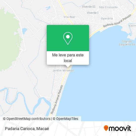 Padaria Carioca mapa